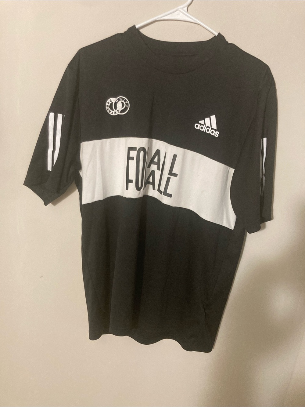 adidas Black and White FOAL Graphic Men’s Tee
